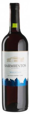Вино Merlot Sarmientos, Tarapacа сухе черв.0.75л Чилі 30852 фото
