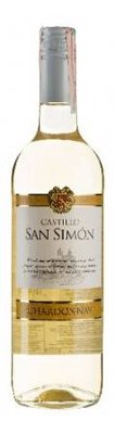 Вино сухе біле Castillo San Simon Chardonnay 0,75л Іспанія 45189 фото