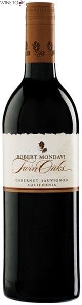 Вино виноград.натур.сухе черв.Cabernet Sauvignon Twin Oaks Robert Mondavi 0,75л США 56268 фото