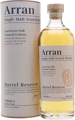 Віскі Arran Barrel Reserve 0,7 односолод.43% тубус Шотландія 50551 фото