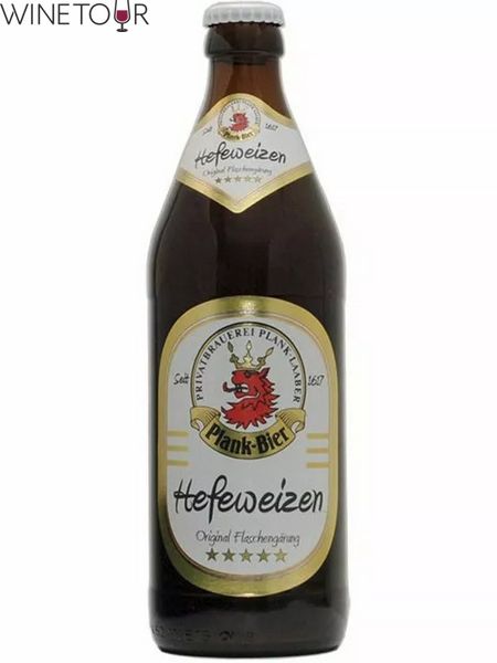 Пиво світле нефільтр.непастериз.Лайтес Хефевайцен Plank 0,5л Німеччина 56382 фото