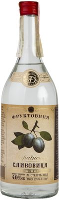 Сливовиця Укр.40% напій міцн.плод.0,5л 34363 фото