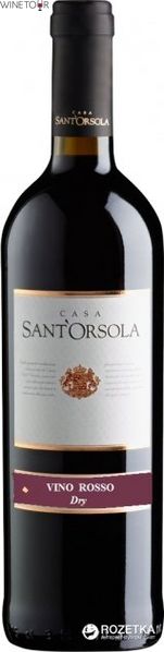 Вино Россо Sant*Orsola сухе черв.0,75л Італія 38732 фото