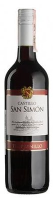 Вино сухе червоне Castillo San Simon Tempranillo 0,75л Іспанія 45187 фото