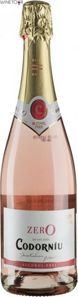 Напій безалко.газ.на основі вина Codorniu Zero Rose 0,75л Іспанія 56528 фото