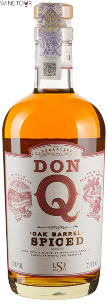 Ром Don Q Barrel Spiced 0,7л 45%Домінікана 55361 фото